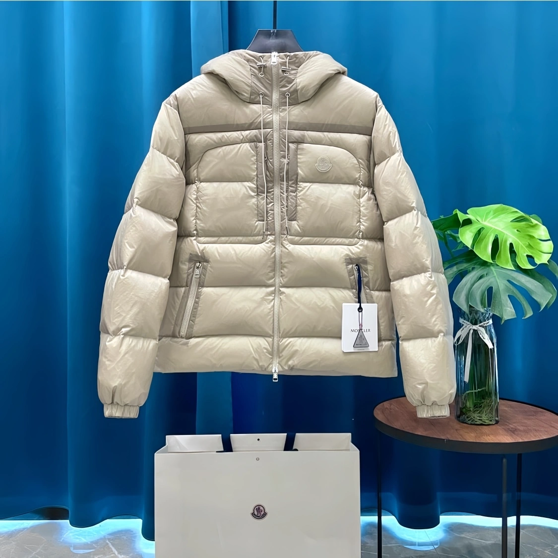 wg.luxury- 7o9385r Down jacket 90 white goose down 2colour item:E-F431J2409-2